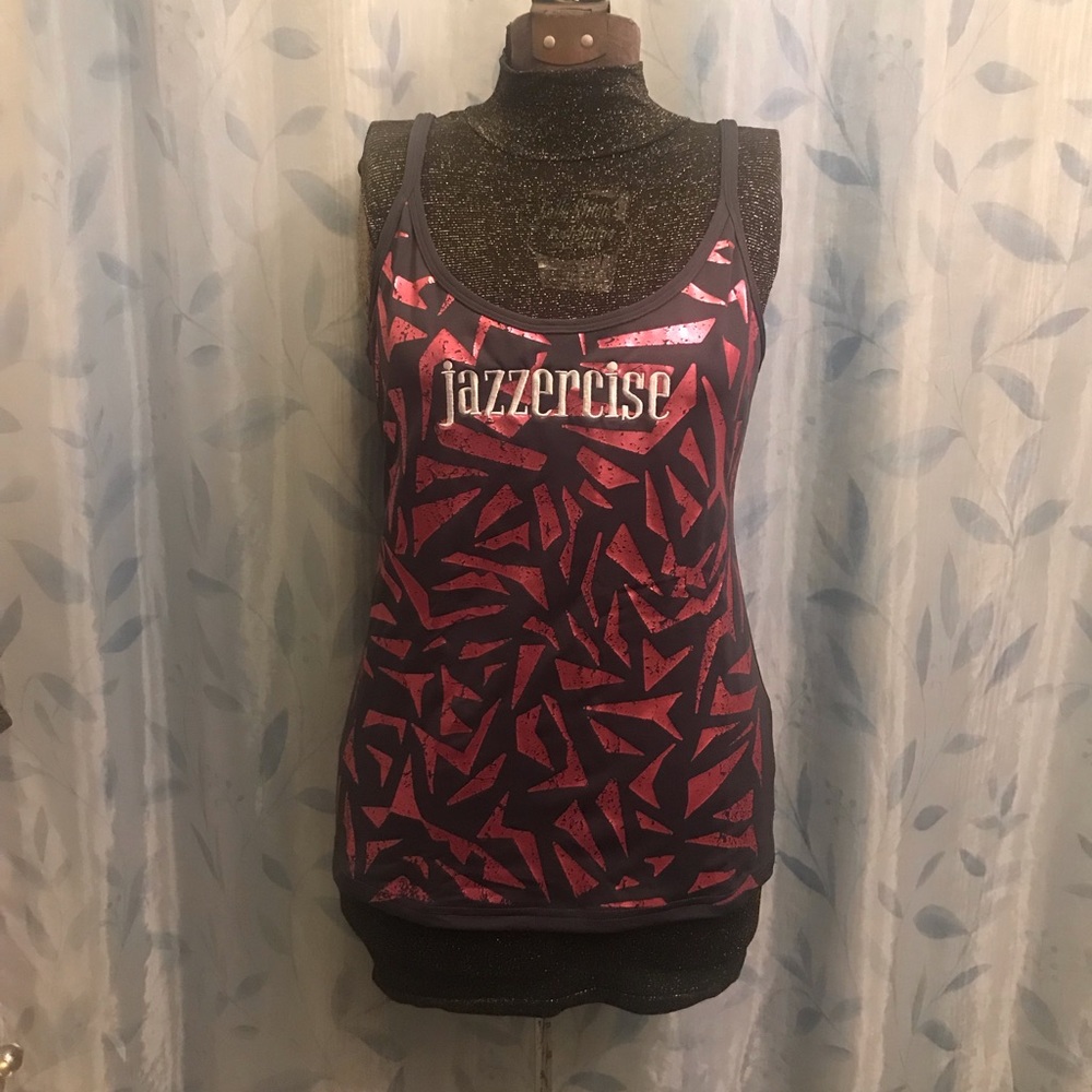 Jazzercise Athletic Top with Built-in Bra